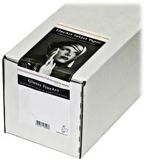 Hahnemuhle Photo Rag Baryta 315, 100% Cotton High Gloss, Natural White Inkjet Paper, 315gsm, 24"x39' Roll, 3" Core