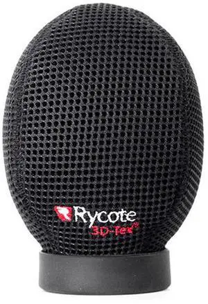 Rycote 5cm / 1.97" Super-Softie Standard Hole (19/22) Slip-on Windshield with 3D-Tex