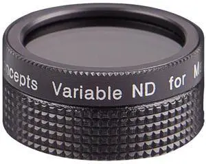 Vivitar Digital Concepts Variable ND2-400 Filter with Case #DC-VNDX-MVC