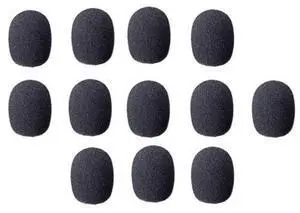Sony ADR66B Urethane Windscreen Kit for ECM-66 Microphone, Set of 6, Black