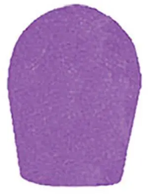 WindTech 600 Series Windscreen, Inside Diameter 1.0" / 25mm - Purple #606