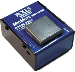 Rolls MM11 PRO Switchable Microphone Mute/Talk Professional Microphone Switch