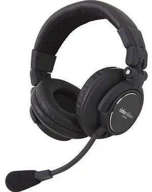 Datavideo HP-2A Dual Side Headset with 3.5mm Jack for ITC Intercom Systems #HP2A