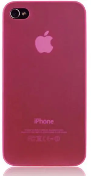 Urbano Design Ultra Thin 0.35mm Polycarbonate Skin for iPhone 4, Pink