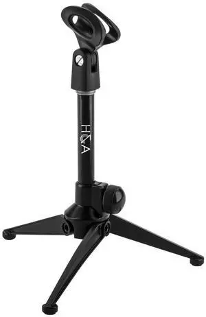 H&A Compact Tripod Tabletop Microphone Stand #HA-CTT-MS