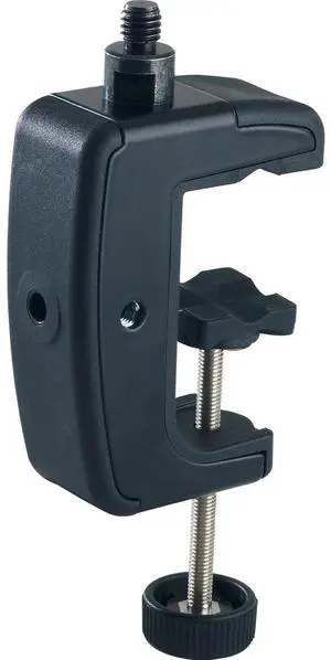 K&M 23720 Table Clamp, 5/8" Threaded Connector, Black #23720.500.55