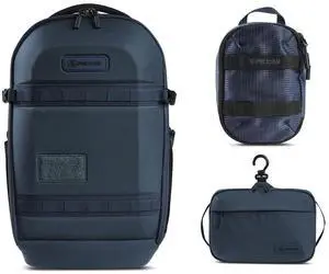 Pelican Aegis PX18 18L Backpack, Blue, w/SPCS ModPak Cube and DK5 Toiletry Bag