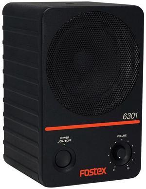 Fostex 6301NB 4" 20W Class-D Unbalanced Active Monitor Speaker, Single