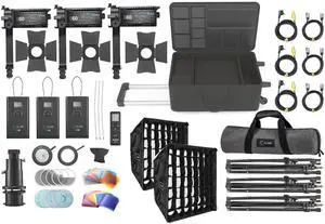CLAR S60 Focusing LED Light 3-Light Kit (Godox S60-D)