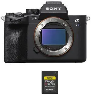 Sony Sony Alpha a7S III Full Frame Mirrorless Digital Interchangeable Lens Camera Body (Black) - Bundle with Sony TOUGH 160 GB CFexpress Type A Memory Card