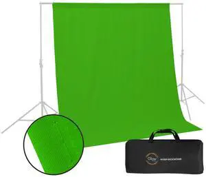 Glow Glow Muslin Backdrop - 10x10' (Green)