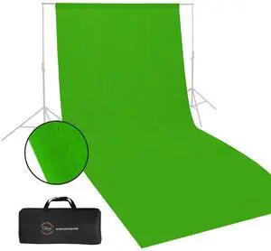 Glow Glow Muslin Backdrop - 10x20' (Green)