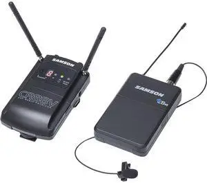 Samson Concert 88 Camera Frequency-Agile UHF Wireless Lavalier Microphone System, K: 470 to 494 MHz Samson Concert 88 Camera Frequency-Agile UHF Wireless Lavalier Microphone System, K: 470 to 494 MHz