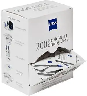 Zeiss Pre-Moistened Cleaning Cloth, Box of 200 #2203-468