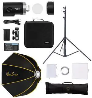 Flashpoint XPLOR 300 Pro TTL R2 Battery-Powered Outdoor Flash Parasnap Kit