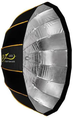 Glow EZ Lock Collapsible Silver Beauty Dish (42") #EZ-BD-42S
