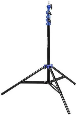 Flashpoint Flashpoint 7.2' Blue Color Coded Pro Air Cushioned Heavy Duty Light Stand for Photography, Lightwight and Durable Portable Photography Light Stand Tripod is Suitable for Pro Photography