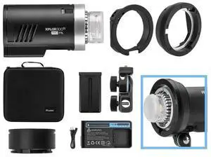 Flashpoint XPLOR 300 Pro TTL R2 Battery-Powered Monolight With Bowens Mount Kit