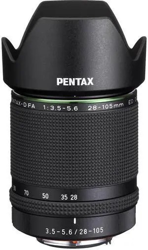 Pentax HD Pentax-D FA 28-105mm f/3.5-5.6 ED DC WR Lens