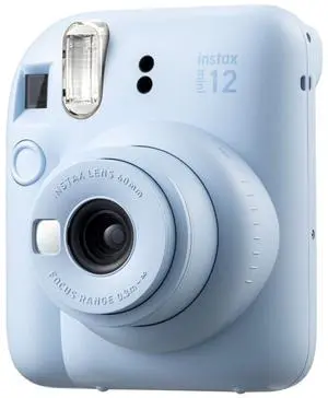 Fujifilm Instax Mini 12 Instant Camera, Pastel Blue, with Accessory Kit and Film