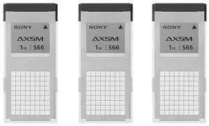 Sony AXS S66 1TB A-Series Memory Card, 3-Pack