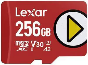Lexar PLAY 256GB UHS-I V30 A2 microSDXC Memory Card