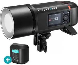 Flashpoint XPLOR 600PRO II TTL R2 600ws 2.4GHz Battery-Powered All-In-One Outdoor Flash with Extra Battery