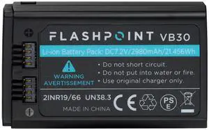 Flashpoint VB30 Lion Battery Pack for Zoom Lion X Pro (2980mAh, 21.456Wh)