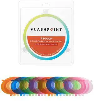 Flashpoint Color Correction Filter Set for R200 Ring Flash Head