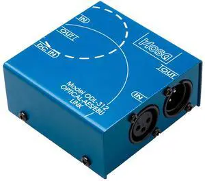 Hosa Technology Digital Audio Interface, S/PDIF Optical to AES/EBU #ODL312