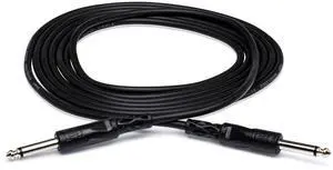 Hosa Technology 1' 1/4" Male Phone to 1/4" Male Phone Audio Interconnect Cable