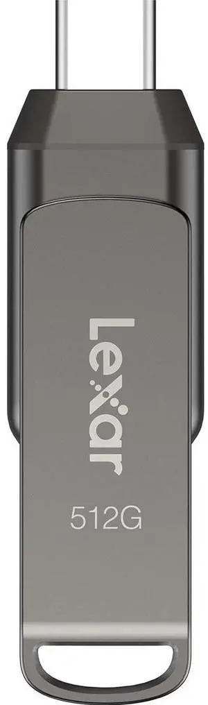 Lexar JumpDrive Dual Drive D400 512GB USB 3.2 Gen 1 Type-C Flash Drive