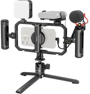 SmallRig Quick Pro Edition All-In-One Video Kit for Smartphone Creators with Audio and Lighting System