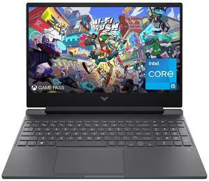 HP Victus 15-fa1029nr 15.6" Full HD 144Hz Gaming Laptop, Intel Core i5-12450H 2.0GHz, 8GB RAM, 512GB SSD, NVIDIA GeForce RTX 2050 4GB, Windows 11 Home, Black