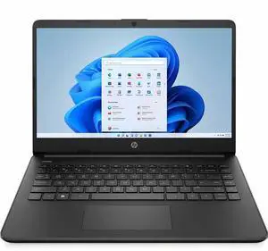 HP 14-dq3130nr 14" HD Laptop, Intel Celeron N4500 1.1GHz, 4GB RAM, 64GB eMMC, Windows 11 Home S Mode, Pale Rose Gold/Natural Silver