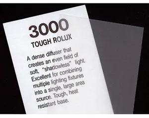 Rosco Cinegel Tough Rolux, 20x24" Sheet of Light Diffusing Material