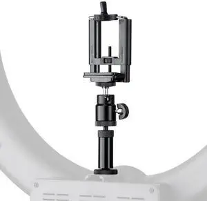 Flashpoint Cold Shoe Extension / Smartphone Cradle Set for the Flashpoint 600W 5500K Dimmable Fluorescent Ring Light
