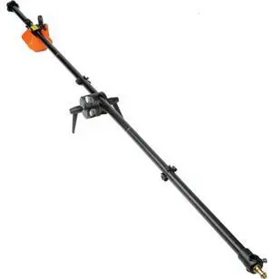 Manfrotto 3 Piece Boom Assembly (Black Anodized) w/10 lb. Counterweight, 6'8" Long (#3385), Supports 6 Lbs