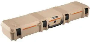 Pelican Pelican V770 Vault Single Scoped Rifle Case, Tan. Vault by Pelican Multi-Purpose Hard Case with Foam - Tripod, Equipment, Electronics Gear, Instrument, and More, Tan