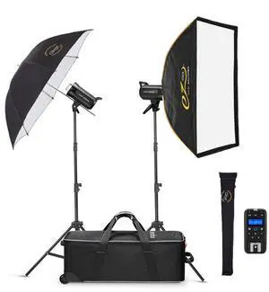 Flashpoint Studio 300 II-V 300W R2 Monolight Flash with Bowens Mount (2-Light Kit)