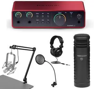 Focusrite Scarlett 2i2 2x2 USB Audio Interface (3rd Generation)- With ACC Bundle