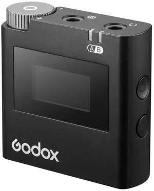 Godox Virso RX 2.4GHz Dual-Channel Clip-On Wireless Microphone Receiver
