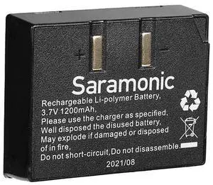 Saramonic WITALK-BP 4.44Wh 3.7V 1200mAh Rechargeable Lithium-Ion Battery for Select Intercom Systems