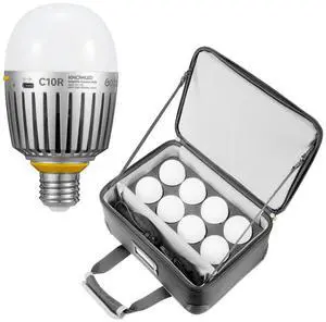 Godox C10R KNOWLED RGBWW Creative Bulb (8-Light Kit)