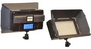 Bescor FP-312 On-Camera Bi-Color LED Light with Digital Display