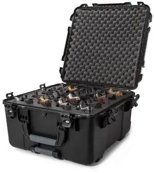 Pelican V770 Vault Single Scoped Rifle Case, Black, Bundle with V100 Vault Small Pistol Tan Case