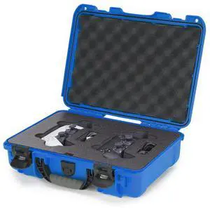 Nanuk 910 Waterproof Case with Foam Insert for 2x PlayStation 5 Controllers, Blue