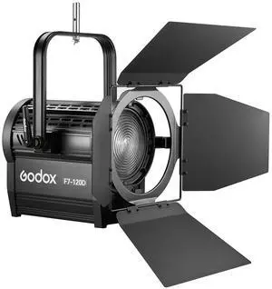 Godox F7-120 120W Daylight Fresnel Light, Hang Mount