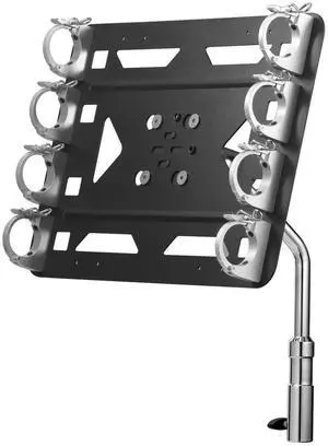 Godox TP-B4 4-Light Bracket for TP Series LED Pixel Tube Lights, Black/Silver