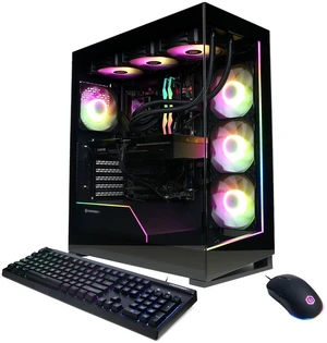 CyberPowerPC Gamer Supreme Liquid Cooled Gaming Desktop Computer, AMD Ryzen 9 9950X 4.3GHz, 64GB RAM, 4TB SSD, NVIDIA GeForce RTX 5070 Ti 16GB, Windows 11 Home, Black CyberPowerPC Gamer Supreme Liquid Cooled Gaming Desktop Computer, AMD Ryzen 9 9950X 4.3GHz, 64GB RAM, 4TB SSD, NVIDIA GeForce RTX 5070 Ti 16GB, Windows 11 Home, Black